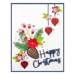 Forevergreen Embossing Folder From The Tis The Season Collection -Woodland Scenics Shop SES 026 Forevergreen Project REV111121 63073.1638387089.1280.1280