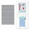Ski Lodge Embossing Folder From The Winter Tales Collection By Zsoka Marko