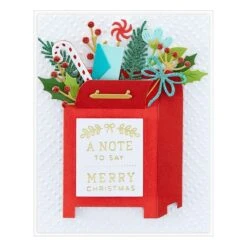 Dazzling Dots Embossing Folder From The Celebrate The Season Collection -Woodland Scenics Shop SES 041 Celebrate the Season Dazzling Dots Project