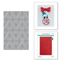 Argyle Socks Embossing Folder From Gnome For Christmas Collection