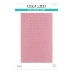 Tiny Dots Embossing Folder From The It's My Party Too Collection -Woodland Scenics Shop SES 051 It s My Party Too SB Carissa Wiley Tiny Dots Pac