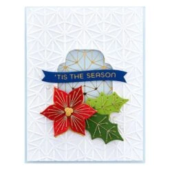 Monoline Stars Embossing Folder From The Dancin' Christmas Collection -Woodland Scenics Shop SES 053 Dancin Christmas Monoline Stars Project