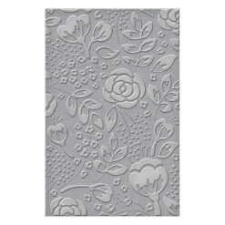 Bold Floral Embossing Folder From The Just Sayin' Collection By Kelly Bangs -Woodland Scenics Shop SES 063 Just Sayin Kelly Bangs Bold Floral Color