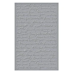 Scribbled Letter Embossing Folder From The Collaged Birds Collection By Dina Wakley 15 Scribbled Letter Embossing Folder From The Collaged Birds Collection By Dina Wakley -Woodland Scenics Shop SES 065 Collaged Birds Dina Wakley Scribbled Letter Color