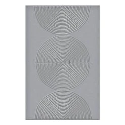 Lined Circles Embossing Folder From The Modern Botanicals Collection By Dina Wakley -Woodland Scenics Shop SES 066 Modern Botanicals Dina Wakley Lined Circles Color