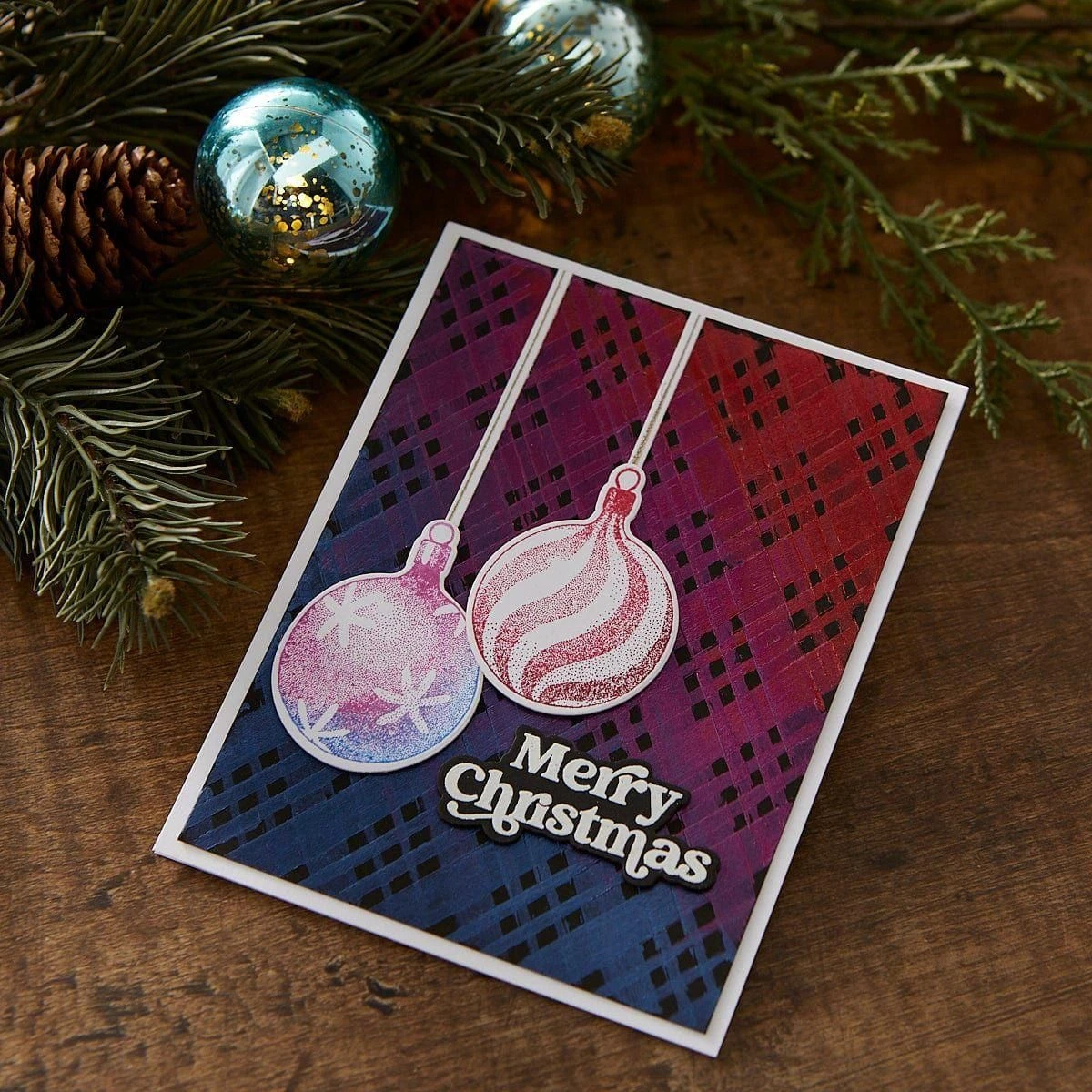 Ranger Clear Stamp Set Halftone Holiday By Simon Hurley Create. 2 Ranger Clear Stamp Set Halftone Holiday By Simon Hurley Create. - Image 2