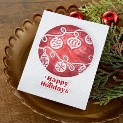 Ornament String Glimmer Hot Foil Plate & Die Set From Joyful Christmas Collection By Simon Hurley -Woodland Scenics Shop SH 9 710x710 1