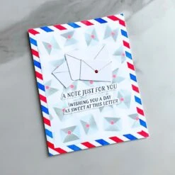 Air Mail -Stencil Of The Month -Woodland Scenics Shop SOM APR25 Product 1200x1200 Project 2