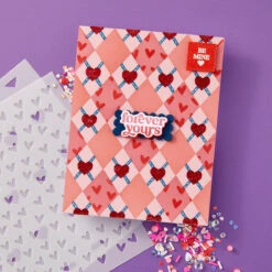 Two Way Heart - Stencil Of The Month -Woodland Scenics Shop SOM DEC24 Product 1200x1200 Project 9 d2e852e9 3c6a 4a78 9dd0 d8a98950997f