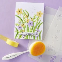 Nature's Canvas -Stencil Of The Month -Woodland Scenics Shop SOM FEB25 Product 1200x1200 Project Homepage