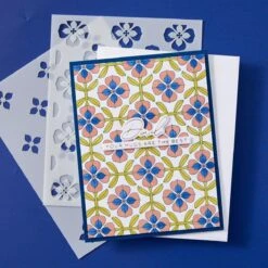 Mosaic & Quilted Memories -Stencil Of The Month 21 Mosaic & Quilted Memories -Stencil Of The Month -Woodland Scenics Shop SOM MAR25 Product 1200x1200 Project 12 50c91c21 463f 4685 800b 820ae4f03b80