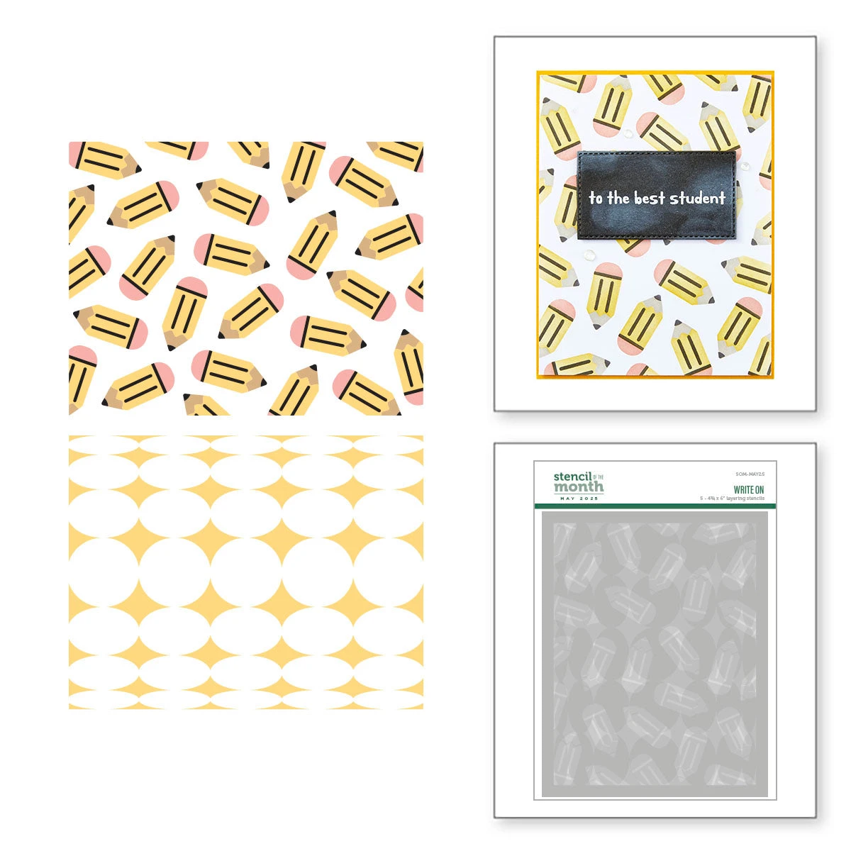 Write On - Stencil Of The Month 1 Write On - Stencil Of The Month