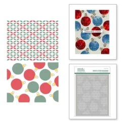 Baubles & Festive Background- Stencil Of The Month