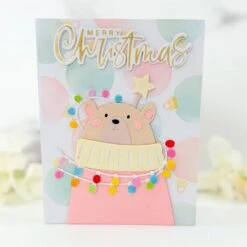 Baubles & Festive Background- Stencil Of The Month -Woodland Scenics Shop SOM OCT24 Product 1200x1200 Project 11