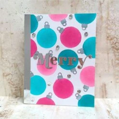 Baubles & Festive Background- Stencil Of The Month -Woodland Scenics Shop SOM OCT24 Product 1200x1200 Project 5