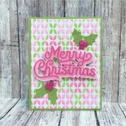 Baubles & Festive Background- Stencil Of The Month -Woodland Scenics Shop SOM OCT24 Product 1200x1200 Project 6