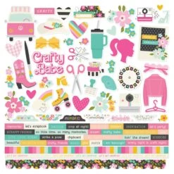 Simple Stories Crafty Babe 12 X 12" Collection Kit -Woodland Scenics Shop SS24300 8