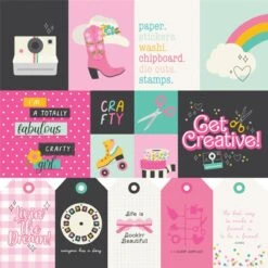 Simple Stories Crafty Babe 12 X 12" Collection Kit -Woodland Scenics Shop SS24300 9