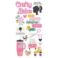 Simple Stories Crafty Babe Foam Stickers