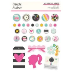 Simple Stories Crafty Babe Decorative Brads