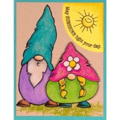 Stampendous Gnomes FransFormer Perfectly Clear Stamp Set -Woodland Scenics Shop SSC3003 02