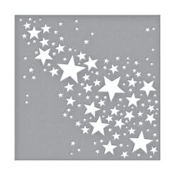 Star Bright Stencil From Celestial Zodiacs Collection -Woodland Scenics Shop STN 002 Celestial Zodiacs Spellbinders Star Bright Color 91662.1610059766.1280.1280
