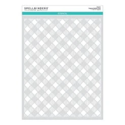 Diagonal Buffalo Plaid Stencil From The Celebrate The Season Collection 7 Diagonal Buffalo Plaid Stencil From The Celebrate The Season Collection -Woodland Scenics Shop STN 017 Celebrate the Season Diagonal Buffalo Plaid Pac