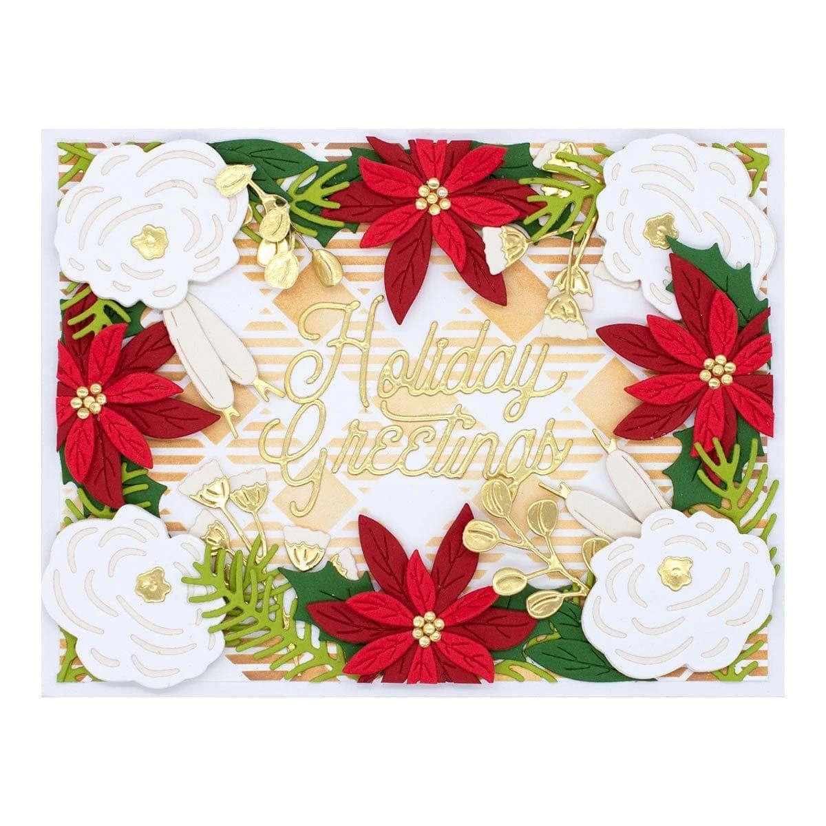 Diagonal Buffalo Plaid Stencil From The Celebrate The Season Collection 2 Diagonal Buffalo Plaid Stencil From The Celebrate The Season Collection - Image 2