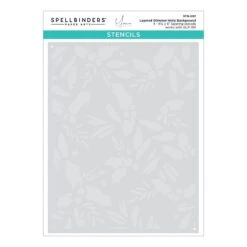 Layered Glimmer Holly Background Stencil From The De-Light-Ful Christmas Collection By Yana Smakula -Woodland Scenics Shop STN 057 De Light Ful Christmas Yana Smakula Layered Glimmer Holly Background Pac eced2a75 67b9 47d8 867d b77c548d7423