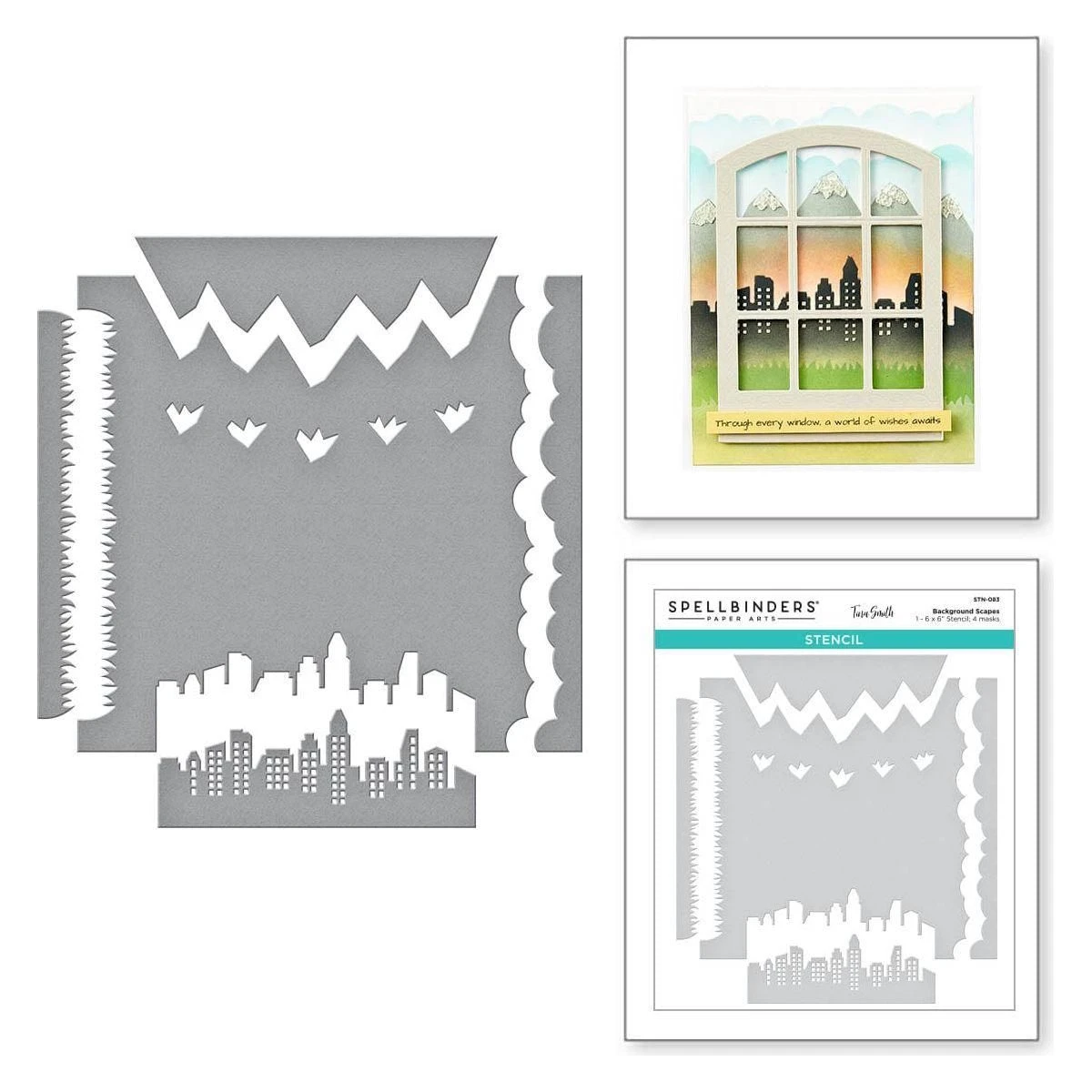 Background Scapes Stencils From The Windows With A View Collection By Tina Smith 1 Background Scapes Stencils From The Windows With A View Collection By Tina Smith