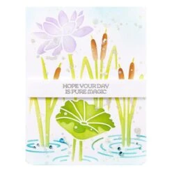 Lily Pad Stencil From The Jump For Joy Collection -Woodland Scenics Shop STN 090 Jump for Joy Lily Pad Project 1