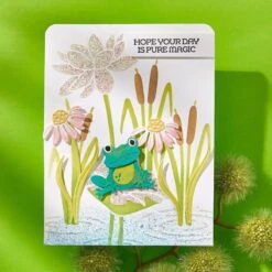 Jump For Joy Sentiments Clear Stamp Set From The Jump For Joy Collection -Woodland Scenics Shop STN 090 Jump for Joy Lily Pad Project 3 af10792d ba09 436c 919d c25255d823fd