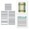 Build A Plaid Layered Stencil From The Not Your Ordinary Card Collection By Wendy Vecchi