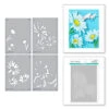 Layered Daisy Trio Stencil From The Yana's Daisies Collection By Yana Smakula