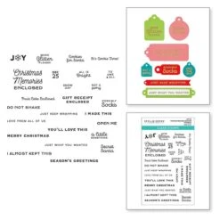 Christmas Memories Enclosed Clear Stamp Set From The Tinsel Time Collection