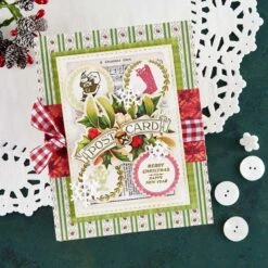Christmas Velvet 6 X 9-inch Paper Pad From The Christmas Flea Market Finds Collection By Cathe Holden -Woodland Scenics Shop STP 147 Christmas Flea Market Find Cathe Holden Hand Made Holiday Project 2 38f059f3 54c4 4ddf 8ae7 975c198f3d62