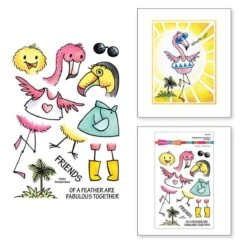 Stampendous FransFormer™ Feathers Clear Stamps