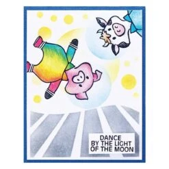 Stampendous FransFormer™ Moon Dance Clear Stamps -Woodland Scenics Shop STP 176 Stampendous FransFormer Friends Fransformer Moon Dance Project