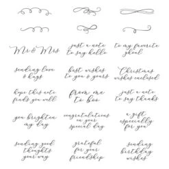 Envelope Of Wonder Sentiments Clear Stamp Set From The Envelope Of Wonder Collection -Woodland Scenics Shop STP 211 Envelope of Wonder Envelope of Wonder Sentiments Color