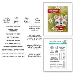 Santa’s Sippin’ Sayings Clear Stamp Set From The Merry Mug & Circle Delights Collection By Nichol Spohr