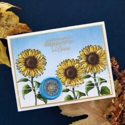 Sunflower Wax Seal Stamp From The Serenade Of Autumn Collection 17 Sunflower Wax Seal Stamp From The Serenade Of Autumn Collection -Woodland Scenics Shop STP 213