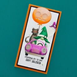 Take Action Sentiments Clear Stamp Set -Woodland Scenics Shop STP 217 Take Action Sentiments Project 2a