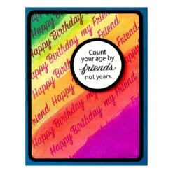 Birthday Messages Clear Stamp Set From The All The Sentiments Collection By Stampendous -Woodland Scenics Shop STP 224 Stampendous Sentiments Birthday Messages Project 1