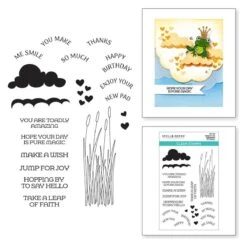 Jump For Joy Sentiments Clear Stamp Set From The Jump For Joy Collection