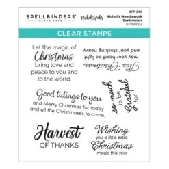 Nichol's Needlework Sentiments Clear Stamp Set From The Nichol's Needlework Collection By Nichol Spohr -Woodland Scenics Shop STP 240 Nichol s Needlework Nichol Spohr Nichol s Needlework Sentiments Pac