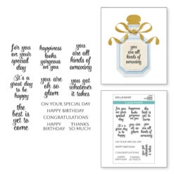 Gorgeous You Sentiments Clear Stamps From The Gorgeous You Collection
