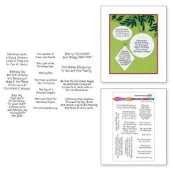 Christmas Blessings Sentiments Clear Stamp Setfrom The Season Of Wonder Collection By Stampendous