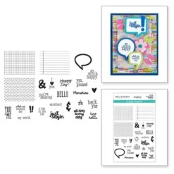 Speech Bubbles Sentiments Clear Stamp Set From The Just Sayin' Collection By Kelly Bangs