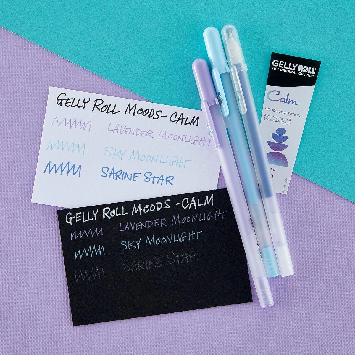 Sakura Gelly Roll Moods - Calm (Lavender Moonlight, Sky Moonlight, Marine Stardust) 2 Sakura Gelly Roll Moods - Calm (Lavender Moonlight, Sky Moonlight, Marine Stardust) - Image 2