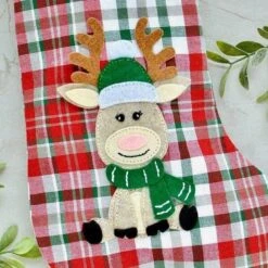 Felt Reindeer Etched Dies From The Felt Stitch & Create Collection By Nichol Spohr -Woodland Scenics Shop Savannah O Gwynn 2024 003SBReindeerStocking7